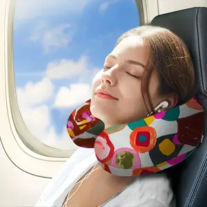 Pseudo Geometric I U-Shaped Neck Pillow