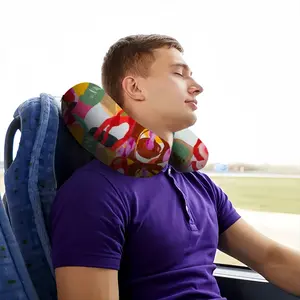 Pseudo Geometric I U-Shaped Neck Pillow