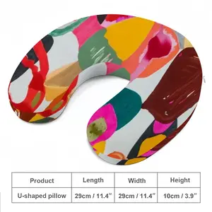 Pseudo Geometric I U-Shaped Neck Pillow