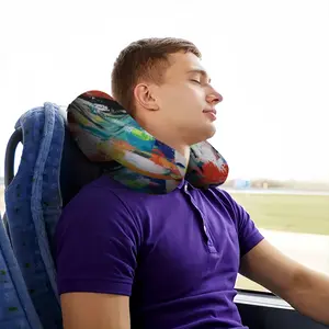 Summer Rain U-Shaped Neck Pillow