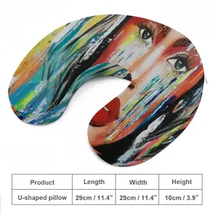 Summer Rain U-Shaped Neck Pillow