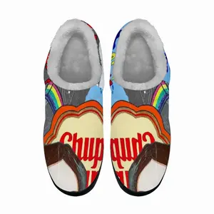 Men Chupa Chups - Blue Yellow Orange Cotton Slippers