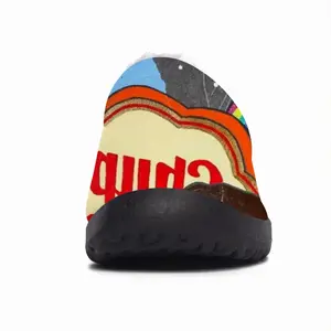 Men Chupa Chups - Blue Yellow Orange Cotton Slippers