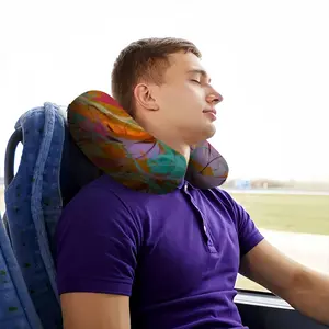 Alchemical Symbols U-Shaped Neck Pillow