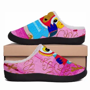 Men Fashionista - Bird Animals Pink Yellow Balenciaga Cotton Slippers