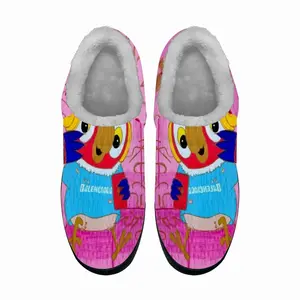 Men Fashionista - Bird Animals Pink Yellow Balenciaga Cotton Slippers