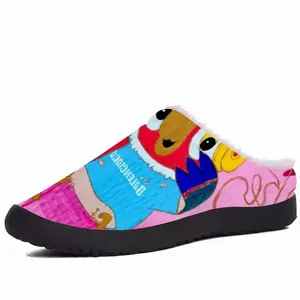 Men Fashionista - Bird Animals Pink Yellow Balenciaga Cotton Slippers