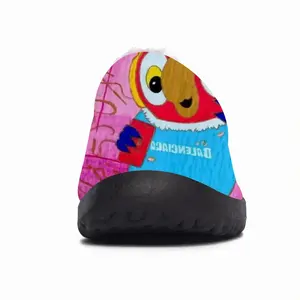 Men Fashionista - Bird Animals Pink Yellow Balenciaga Cotton Slippers