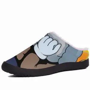 Men Dont Worry - Kaws Kaws Blackout Poster Emoji Allrightsreserved Cotton Slippers