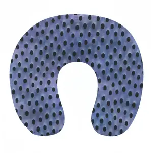 Holes Purple Blue U-Shaped Neck Pillow