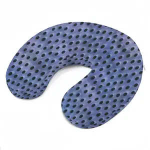 Holes Purple Blue U-Shaped Neck Pillow