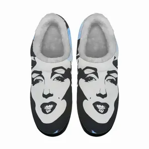 Men Marilyn Monroe - Girl Women Blonde Fashion Art Poster Cotton Slippers