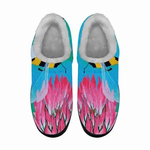 Men Flights Of The Bumblebee Animals Insects Clever Botanical Garden Flora Cotton Slippers