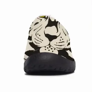 Men Albino - White Tiger Animals Interior Decor Gift Cotton Slippers