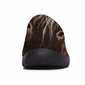 Men Bull - Red Bull Taurus Animals Buffalo Wild Cotton Slippers