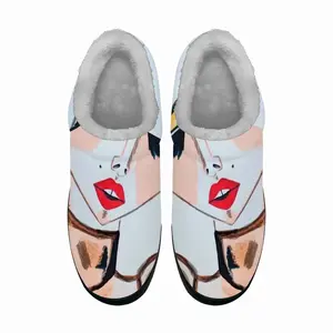 Men Fashion Girl - Watercolor Markers Fashion Girl Style Fashion Girl Blogger Influencer Cotton Slippers