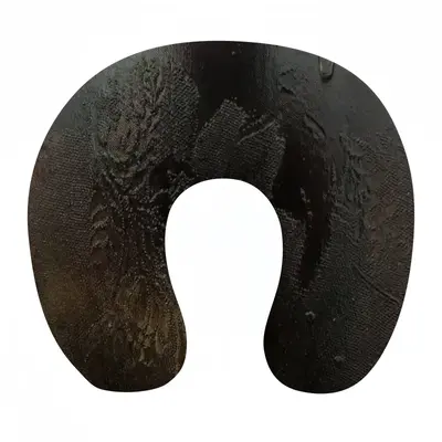 Black Rose U-Shaped Neck Pillow