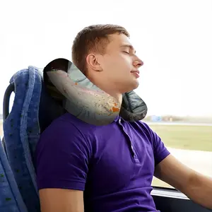 Lucky Purple Hat U-Shaped Neck Pillow