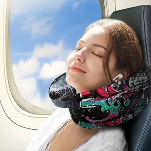 Festival Of Color U-Shaped Neck Pillow