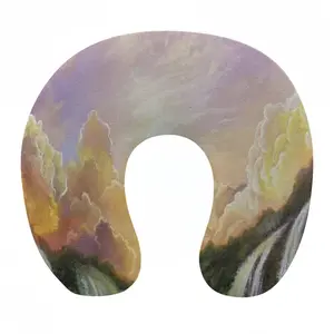 Among The Waterfalls U-Shaped Neck Pillow