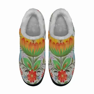 Men Easter Flower Cotton Slippers