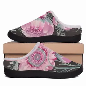 Men Pastel Flowers Cotton Slippers