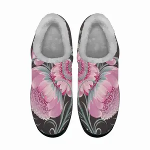 Men Pastel Flowers Cotton Slippers