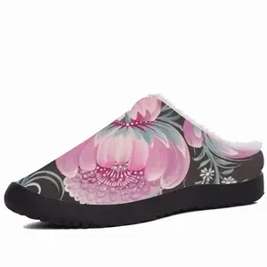 Men Pastel Flowers Cotton Slippers