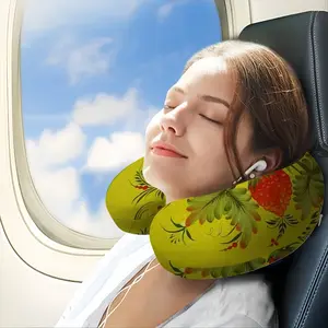 Raspberry U-Shaped Neck Pillow