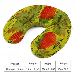 Raspberry U-Shaped Neck Pillow