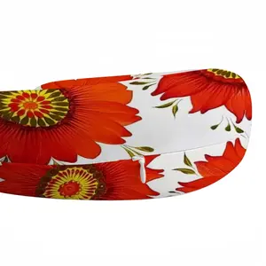 Three Red Flowers U-Shaped Neck Pillow