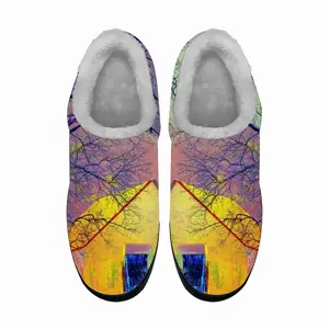 Men Yellow House Cotton Slippers