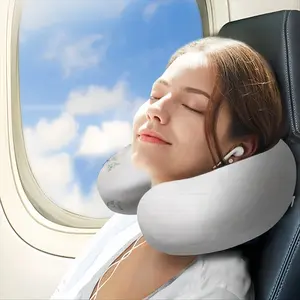 White Lines U-Shaped Neck Pillow