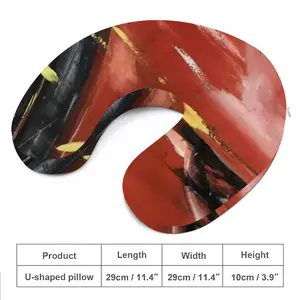 Porsche Red Crash U-Shaped Neck Pillow