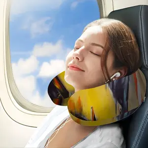 Lamborghini Crash U-Shaped Neck Pillow