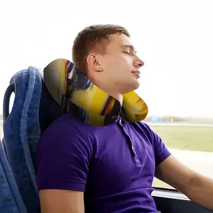 Lamborghini Crash U-Shaped Neck Pillow