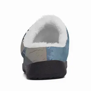 Men Into The Moon Cotton Slippers