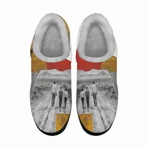 Men Go Into The Sunset Cotton Slippers