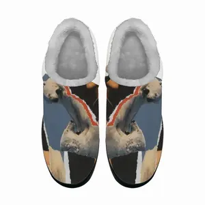 Men Happy Couple Cotton Slippers