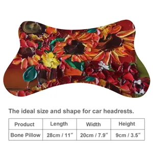 The Pleasure Of Flowers F Car Neck Pillow