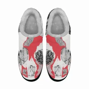 Men Skull Cotton Slippers