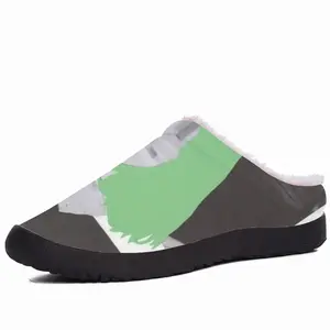 Men Green Cotton Slippers