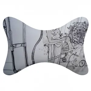 Mandala Of The Bathroom Car Neck Pillow