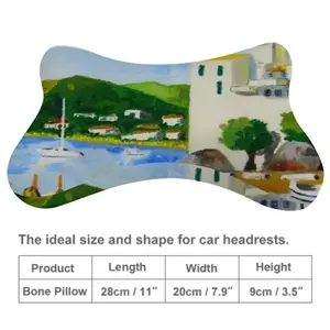 Cadaques (Spain) Car Neck Pillow