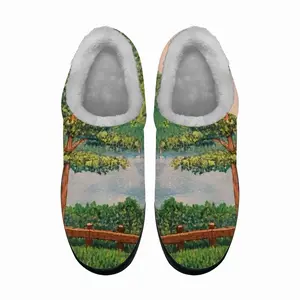 Men Sailboats And Park Cotton Slippers