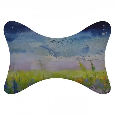 Field In Summer Twilight Car Neck Pillow