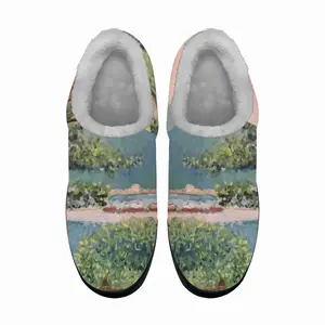 Men Bear Mountain New York Cotton Slippers