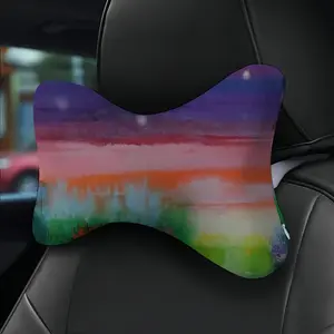 Nightfall On The Moor Car Neck Pillow