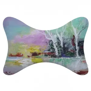 Moon Reflection Car Neck Pillow