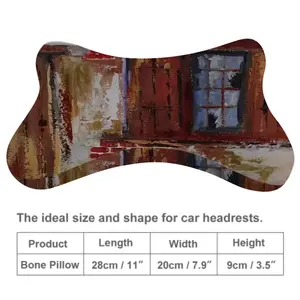 Old Cottage Car Neck Pillow